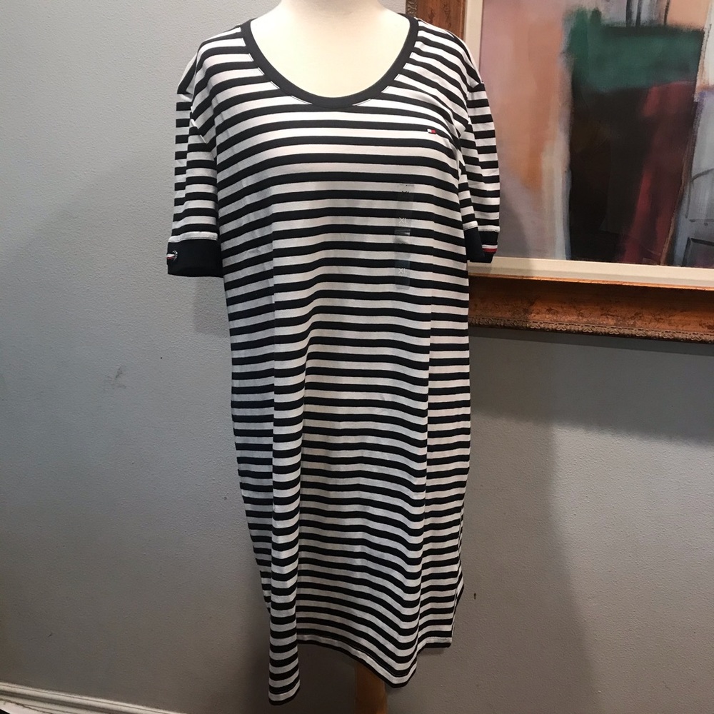 Tommy Hilfiger Striped T-Shirt Dress